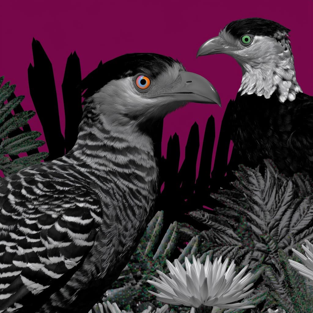 Birds of prey composition